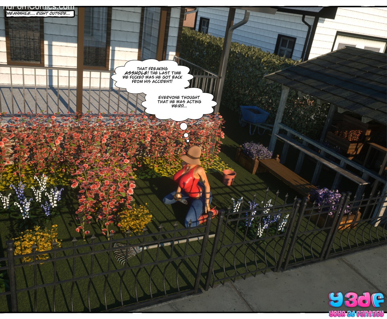 Y3DF- Something is Bugging Me15 free sex comic